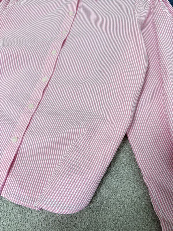 Zara Damen Bluse im Streifenmuster – Größe M