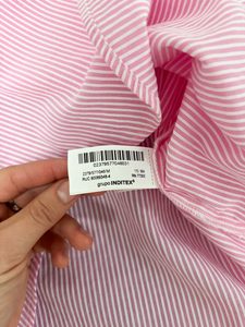 Zara Damen Bluse im Streifenmuster – Größe M – Bild 7 von 8