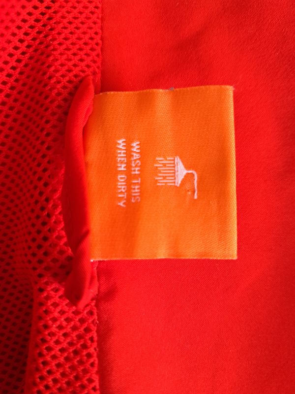 Puma Herren Trainingsjacke Rot Weiß Gr. S Sportjacke – Bild 8 von 10