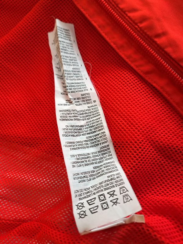 Puma Herren Trainingsjacke Rot Weiß Gr. S Sportjacke – Bild 10 von 10
