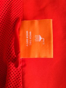 Puma Herren Trainingsjacke Rot Weiß Gr. S Sportjacke – Bild 8 von 10