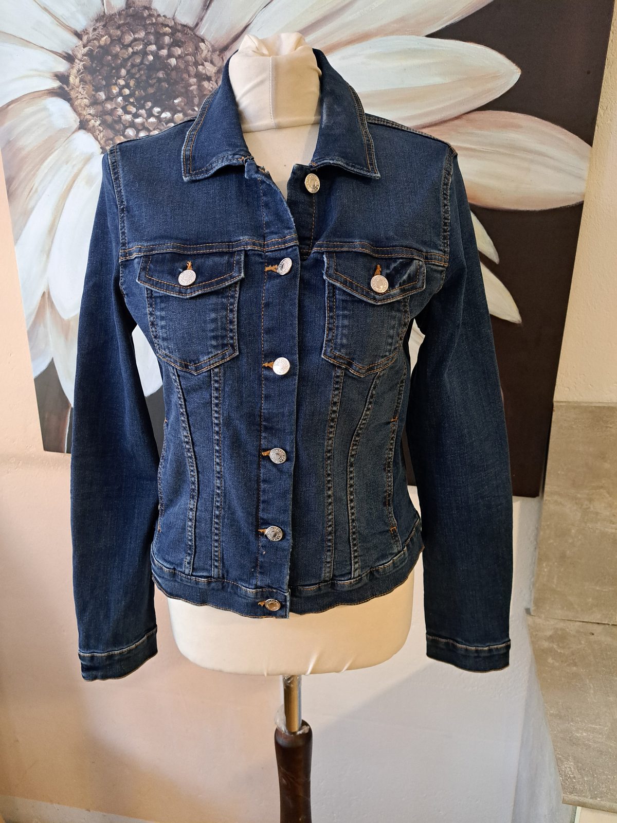 Tom Tailor Denim Jeansjacke Damen Größe M Blau