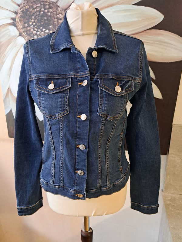 Tom Tailor Denim Jeansjacke Damen Größe M Blau – Bild 4 von 12
