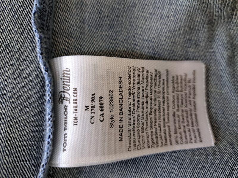 Tom Tailor Denim Jeansjacke Damen Größe M Blau – Bild 7 von 12