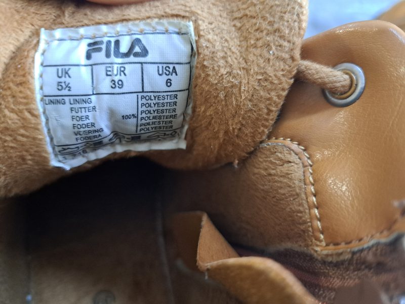 FILA Damen Boots Stiefeletten Braun Gr. 39 mit Reißverschluss – Bild 10 von 11