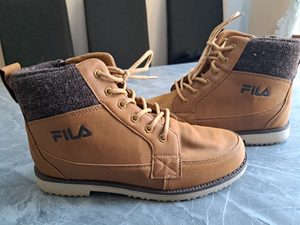 FILA Damen Boots Stiefeletten Braun Gr. 39 mit Reißverschluss