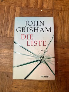 Die Liste – John Grisham, Buch