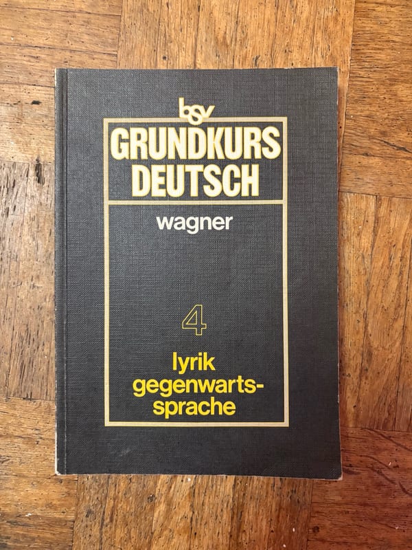 Grundkurs Deutsch 4 – Lyrik Gegenwartssprache — Bild 1 von 2