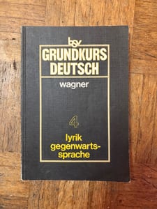 Grundkurs Deutsch 4 – Lyrik Gegenwartssprache — Bild 1 von 2 anzeigen