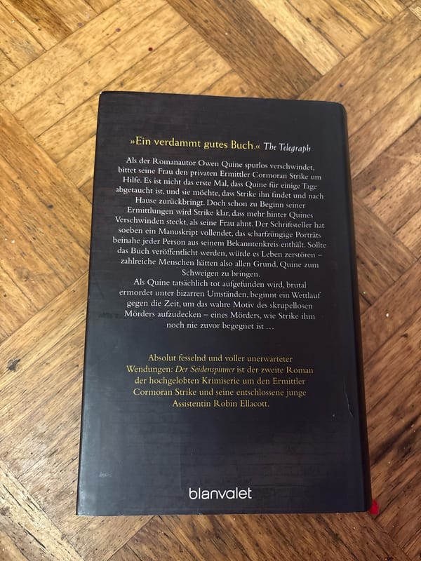 Der Seiden Spinner – Robert Galbraith — Bild 2 von 2
