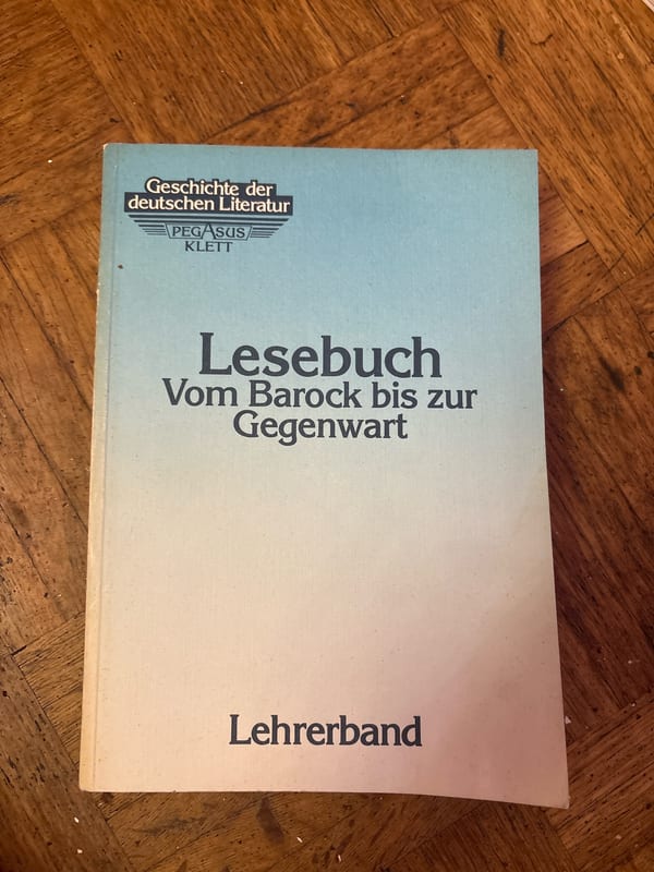 Lesebuch – Vom Barock bis zur Gegenwart — Bild 1 von 2