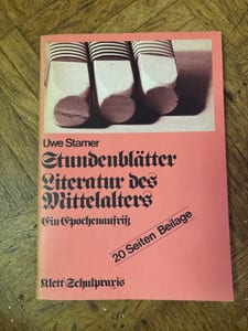 Stundenblätter Literatur des Mittelalters – Uwe Stamer