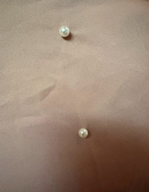 Bluse mit Perlenbesatz — Bild 5 von 6