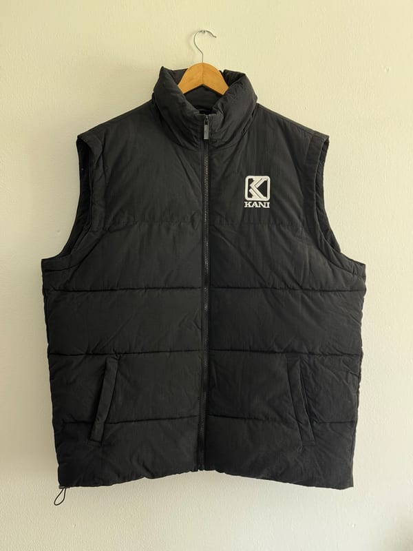 Kani Schwarze Wattierte Weste Gr. XL — Bild 1 von 4