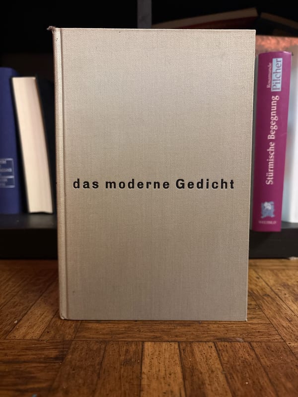 das moderne Gedicht