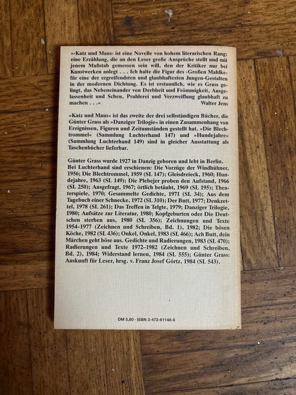 Katz und Maus – Günter Grass — Bild 2 von 2