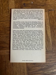 Katz und Maus – Günter Grass — Bild 2 von 2 anzeigen