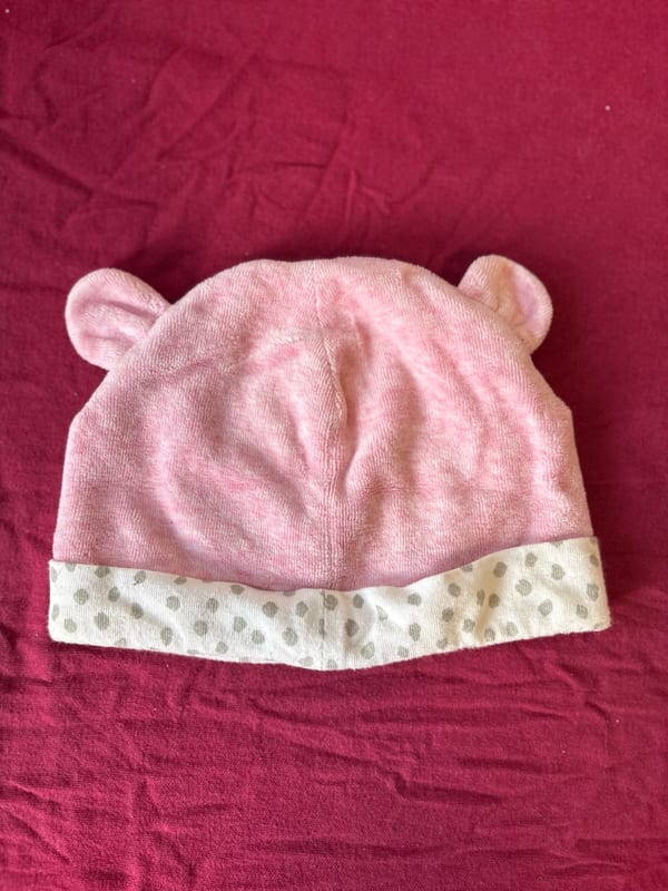 Baby Club Bären-Mütze, 68 cm (44/45) – Rosa — Bild 1 von 2