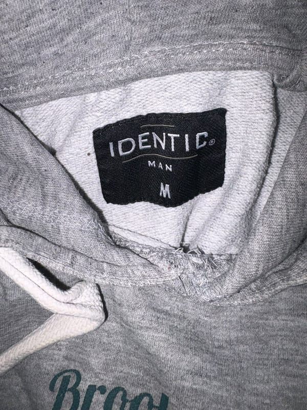 Grauer Hoodie mit Print "Brooklyn Downtown Players" — Bild 2 von 5