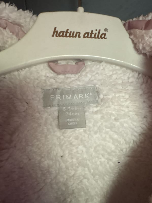 Gefütterte Winterjacke mit Kapuze – Rosa, Babygröße — Bild 2 von 6