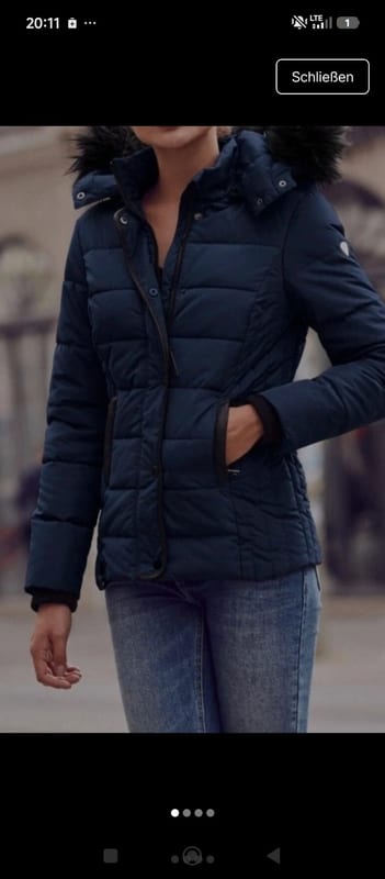 💙 Alpenblitz Damen-Winterjacke – Dunkelblau – Gr. 40 – Neu und ungetragen 💙 — Bild 2 von 4