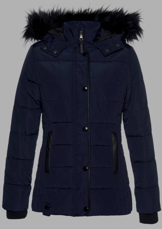 💙 Alpenblitz Damen-Winterjacke – Dunkelblau – Gr. 40 – Neu und ungetragen 💙 — Bild 3 von 4