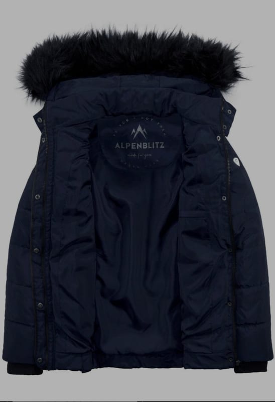 💙 Alpenblitz Damen-Winterjacke – Dunkelblau – Gr. 40 – Neu und ungetragen 💙 — Bild 4 von 4