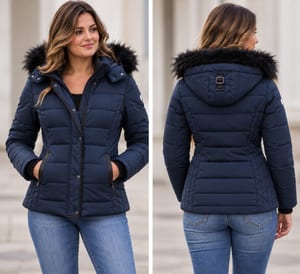 💙 Alpenblitz Damen-Winterjacke – Dunkelblau – Gr. 40 – Neu und ungetragen 💙 — Bild 1 von 4 anzeigen