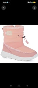 LOAP Kinder-Winterstiefel – Rosa/Apricot – Gr. 35 – Neu wasserfeste Membran