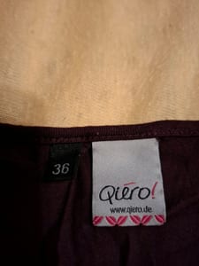 Langarm Jerseykleid in Bordeaux, figurbetont — Bild 4 von 4 anzeigen