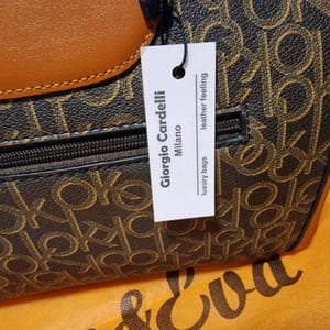 Handtasche Bowling-Form Monogramm Braun/Cognac – neu mit Etikett — Bild 3 von 3 anzeigen
