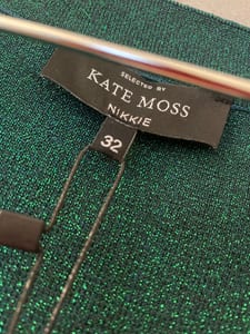Damen Top Kate Moss – Größe 32 – Grün — Bild 2 von 2 anzeigen