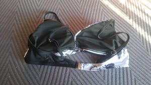 Damen Schicker Bikini mit Blumenmuster – Größe M – Schwarz — Bild 3 von 6 anzeigen