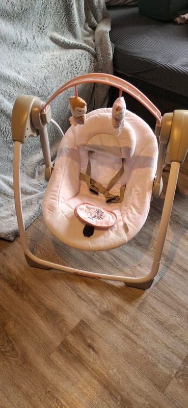 Ingenuity Swing 'n Go Babyschaukel – Größe 68 – Rosa