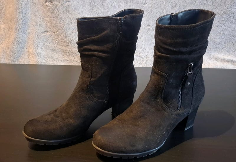 Damen Stiefeletten / Ankle Boots Gr.41 – Schwarz