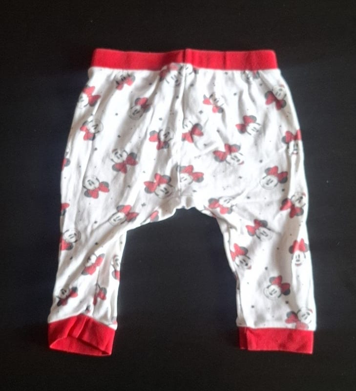 Mädchen 2er Disney Freizeitanzüge/Schlafanzüge "Minnie Maus" Gr.74/80 – Rot/Grau – Bild 10 von 10