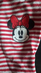 Mädchen 2er Disney Freizeitanzüge/Schlafanzüge "Minnie Maus" Gr.74/80 – Rot/Grau — Bild 5 von 10 anzeigen