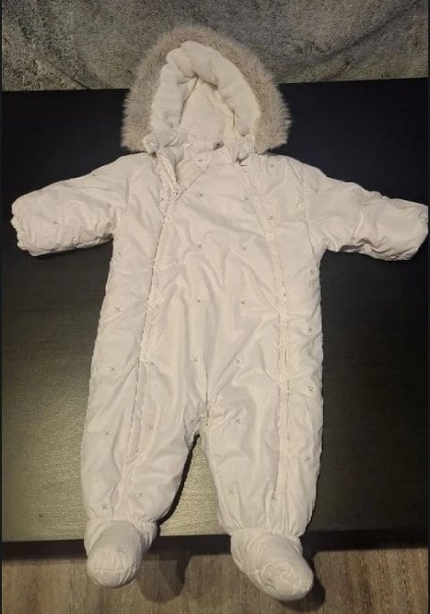 Mädchen Schneeanzug Gr.80 – Weiß – Bild 8 von 8