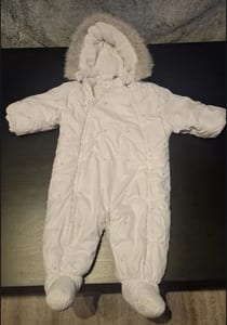 Mädchen Schneeanzug Gr.80 – Weiß — Bild 8 von 8 anzeigen