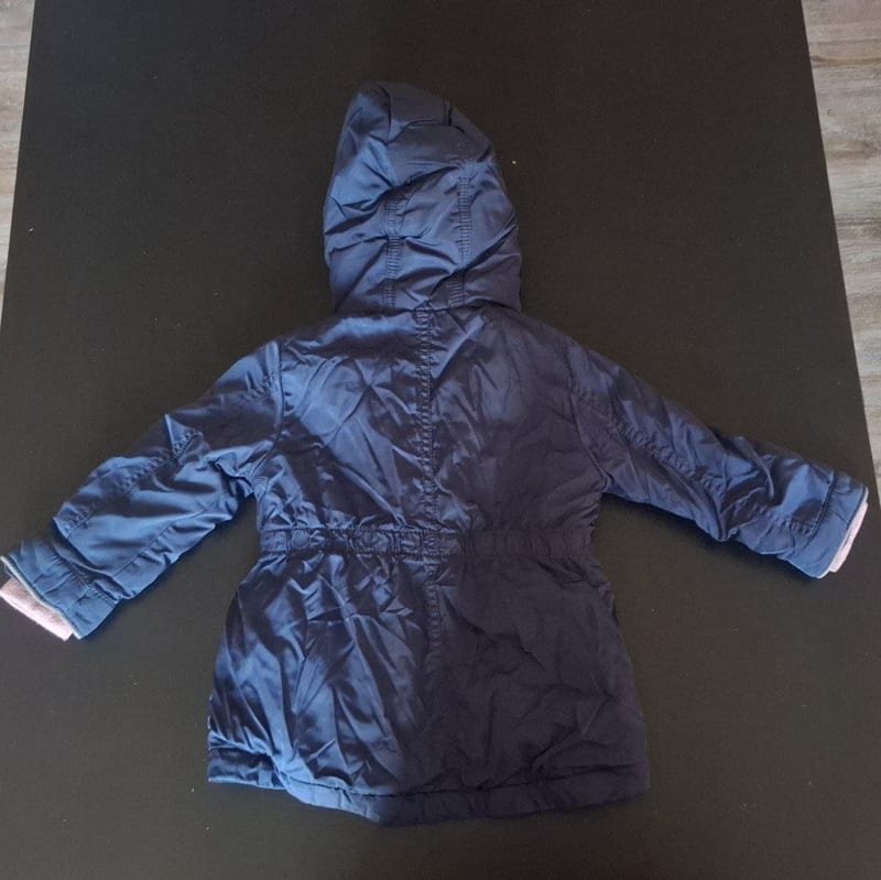 Kinder-Winterjacke Gr. 92 – Blau – Bild 3 von 5