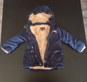 Kinder-Winterjacke Gr. 92 – Blau — Bild 2 von 5 anzeigen