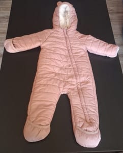 Mädchen Schneeanzug Gr.74/80 – Rose