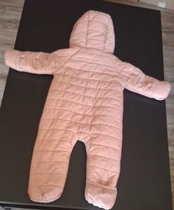 Mädchen Schneeanzug Gr.74/80 – Rose — Bild 3 von 5 anzeigen