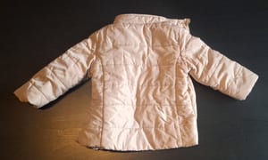 Kinder Steppjacke Gr. 86/92 – Beige — Bild 3 von 3 anzeigen