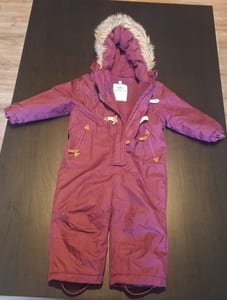 Mädchen Schneeanzug Gr.86 – Rot — Bild 2 von 5 anzeigen
