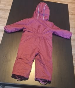 Mädchen Schneeanzug Gr.86 – Rot — Bild 3 von 5 anzeigen