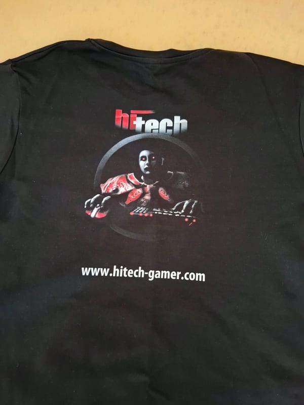 Herren Schwarzes T-Shirt mit Aufdruck – Gaming-Motiv XL – Größe XL