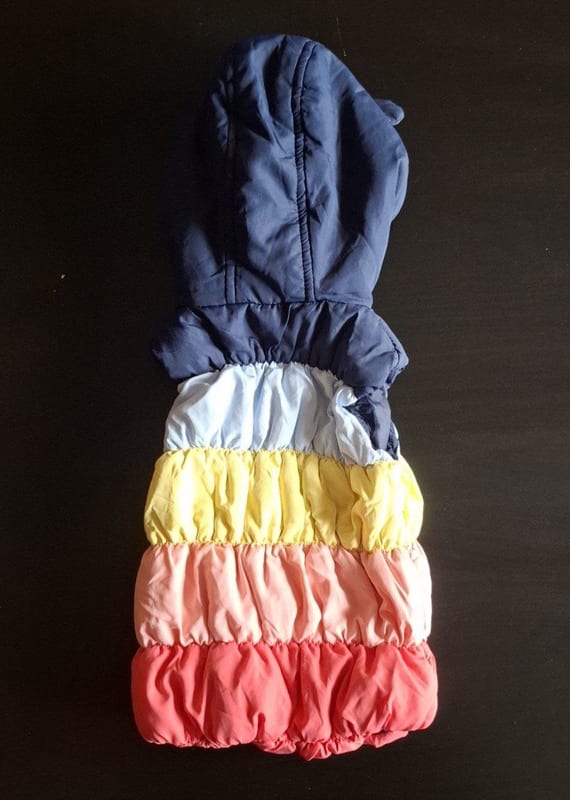 Kinderweste mit Kapuze Gr.80 – Bunt – Bild 2 von 3