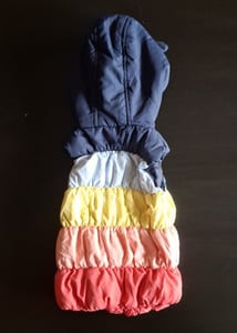 Kinderweste mit Kapuze Gr.80 – Bunt — Bild 2 von 3 anzeigen