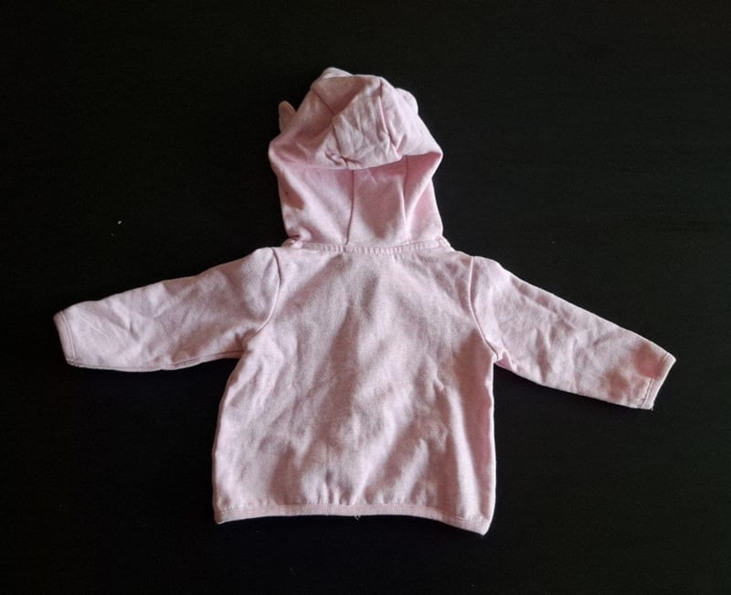 Baby Sweatjacke Gr. 62 – Rosa – Bild 3 von 3